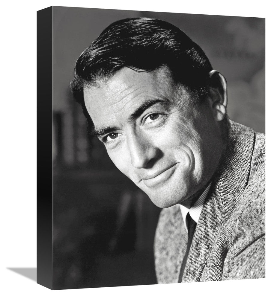 "Gregory Peck" Stretched Canvas Giclee by Hollywood Photo Archive, 13x16"