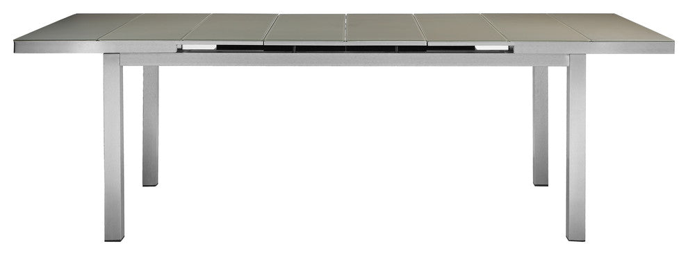 Bella 7-Piece Dining Table With Extension Table, Gray