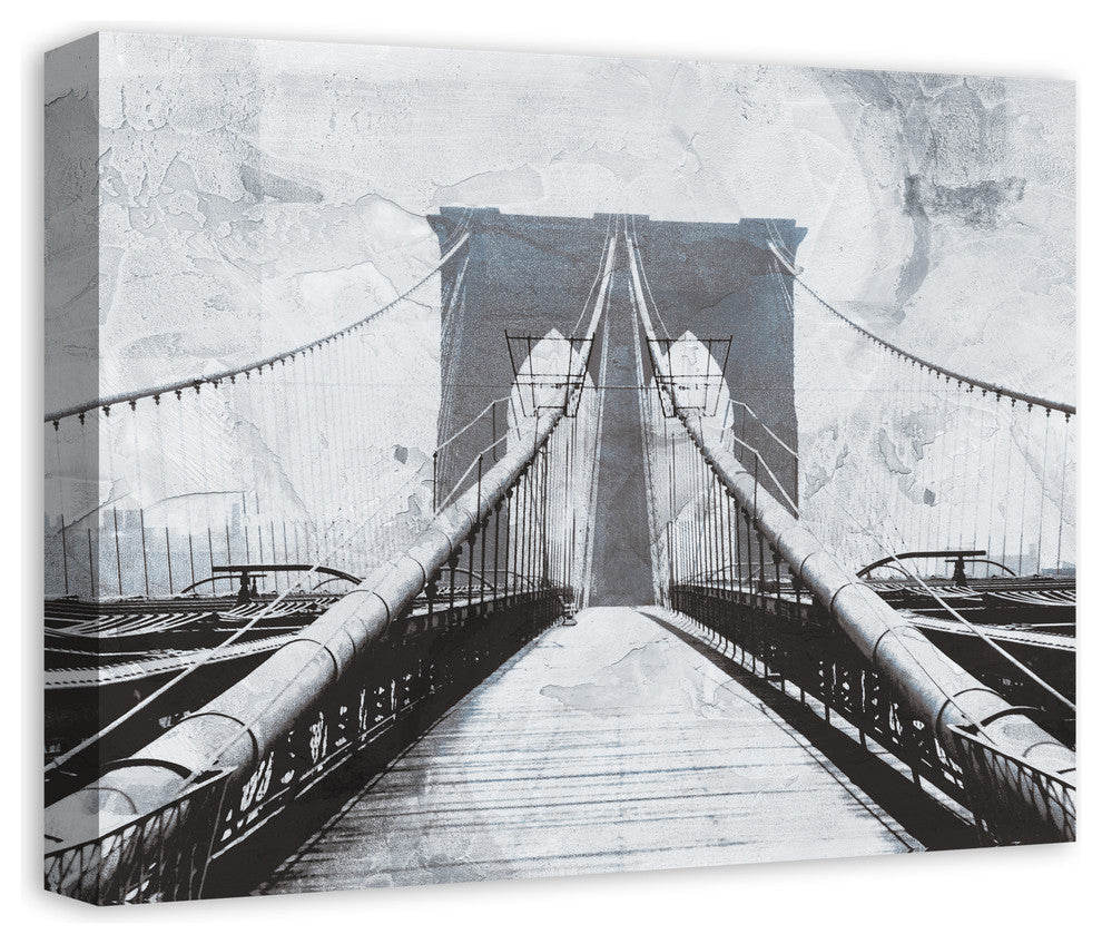 Brooklyn Bridge Sketch Print on Canvas