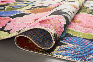 Loloi II Botanical Black/Multi 6'7"x9'4" Area Rug
