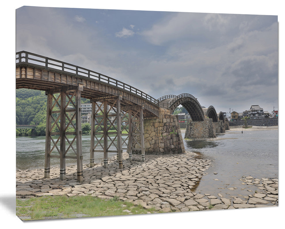 Kintai Bridge in Iwakuni Yamaguchi, Landscape Canvas Art Print, 60x40