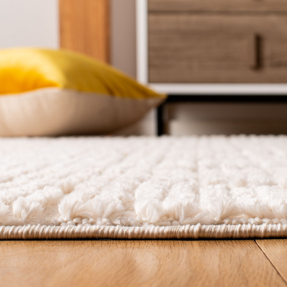 Safavieh Marrakesh Collection MRK517C Rug, Beige, 3' X 3' Square