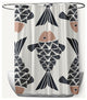Big Fish Mauve 70" w x 73" h Shower Curtain