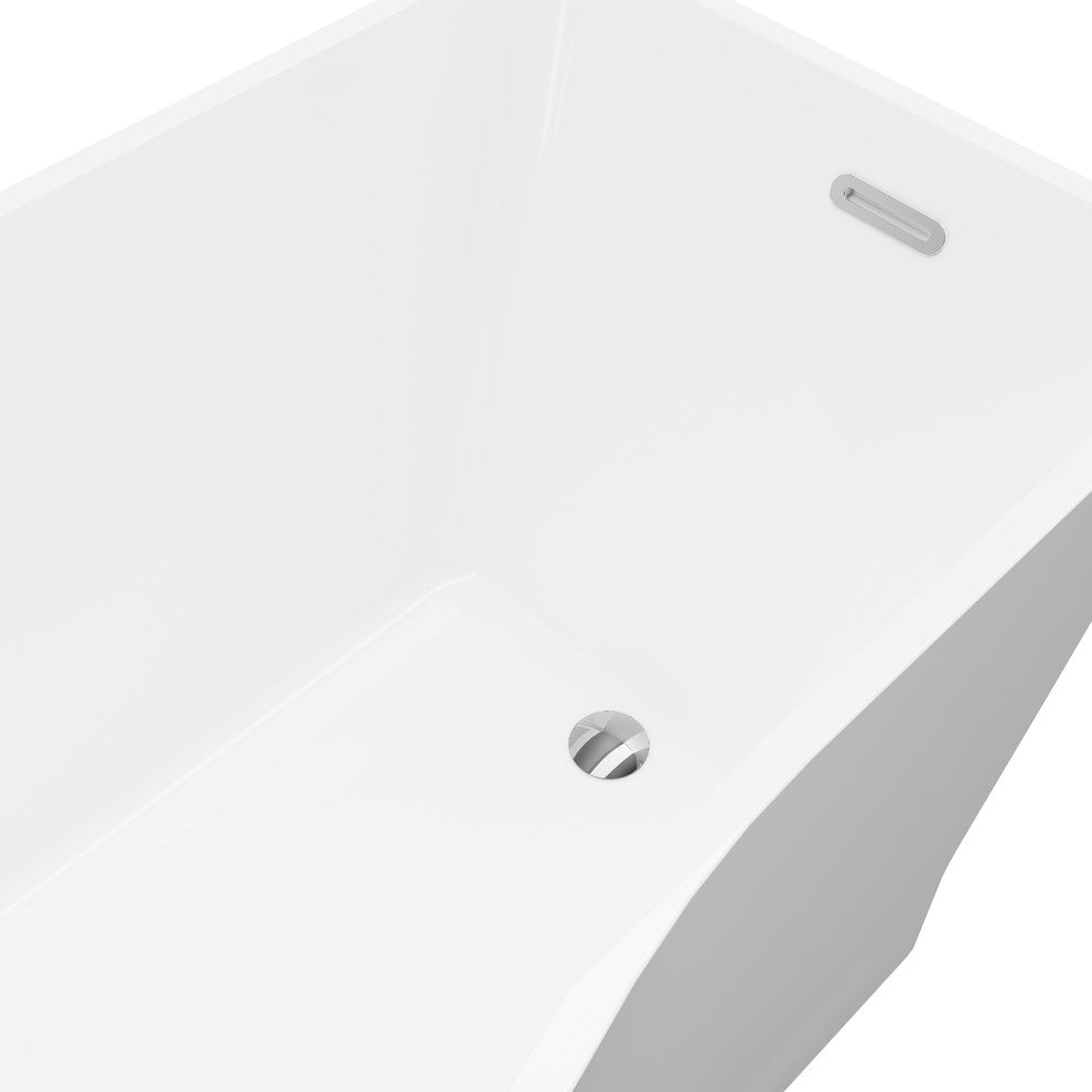 Riga-67" Freestanding Tub No Faucet