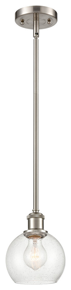 Innovations 516-1S-SN-G124-6-LED 1 Light Mini Pendant, Brushed Satin Nickel