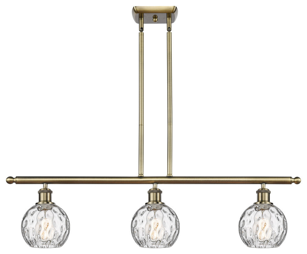 Innovations 516-3I-AB-G1215-6-LED 3 Light Island Light, Antique Brass