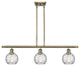 Innovations 516-3I-AB-G1215-6-LED 3 Light Island Light, Antique Brass
