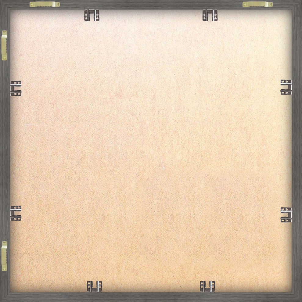 "Dotted Butterfly" Framed Painting Print, 32"x32"