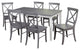 7-Piece Helena Dining Set, Gray