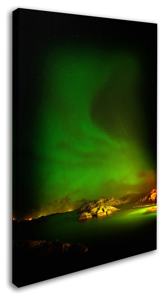 Philippe Sainte-Laudy ''Aurora Borealis'' Canvas Art, 12x19