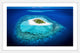"White Sand Island" Framed Painting Print