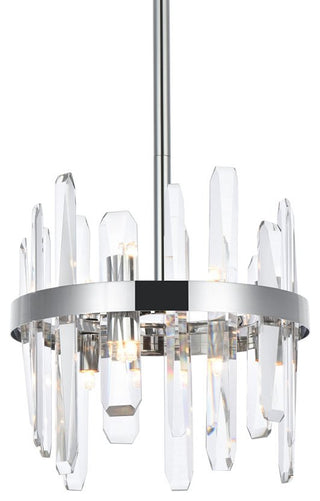 Modern Chrome 6-Light Pendant