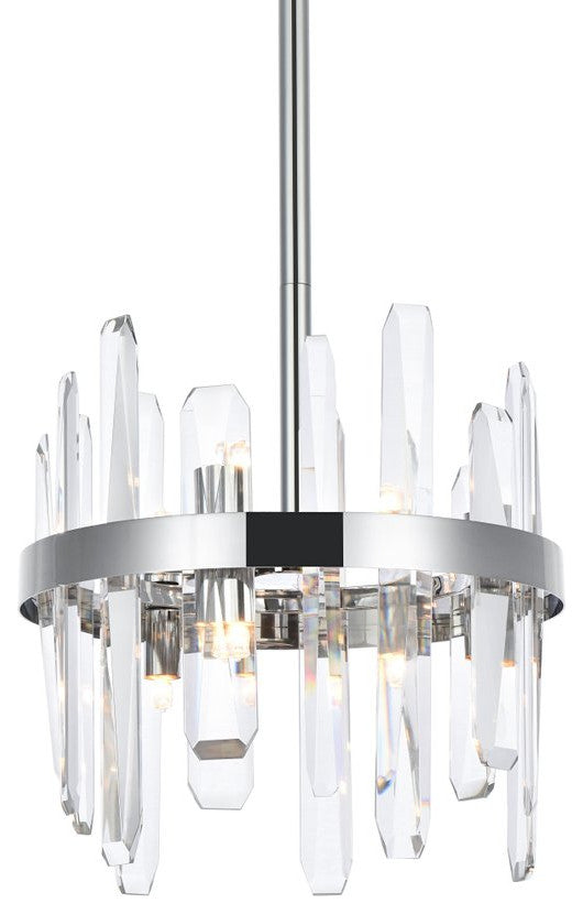Modern Chrome 6-Light Pendant