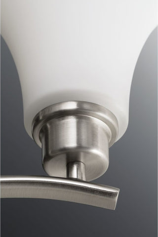 Progress Lighting Joy 3-Light Semi-Flush Convertible, Brushed Nickel