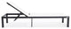 Marlin Patio Chaise Lounge Chair With Black Aluminum Frame, Set of 2