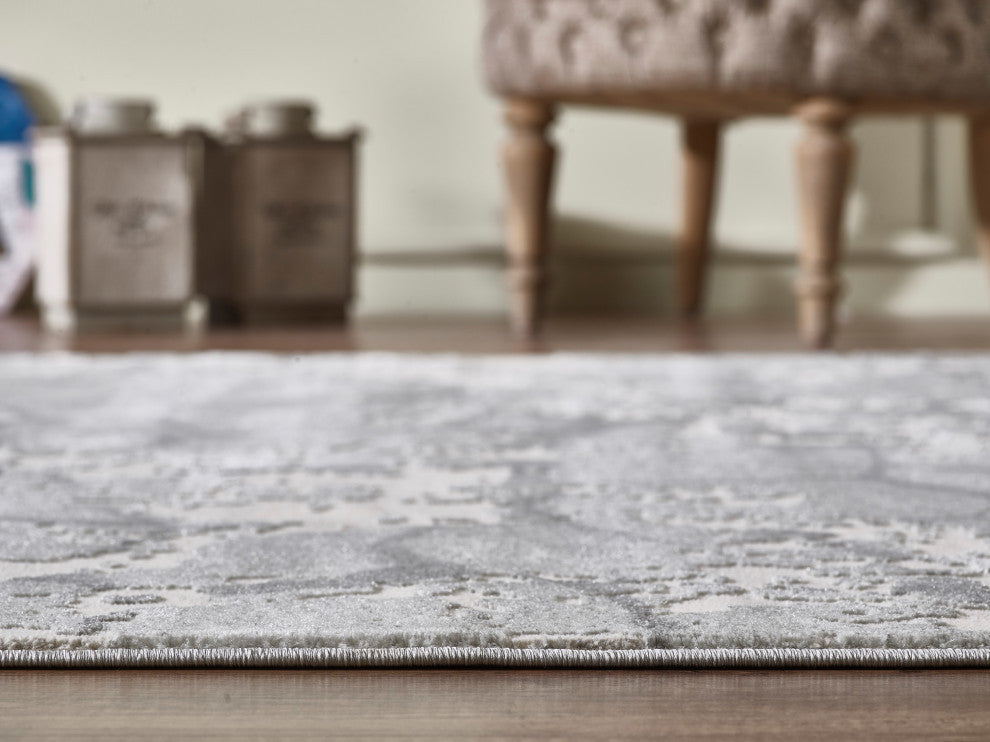 Abani Nova NOV100A Grey Stone Area Rug