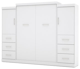 Nebula 115" Queen Wall bed kit, White