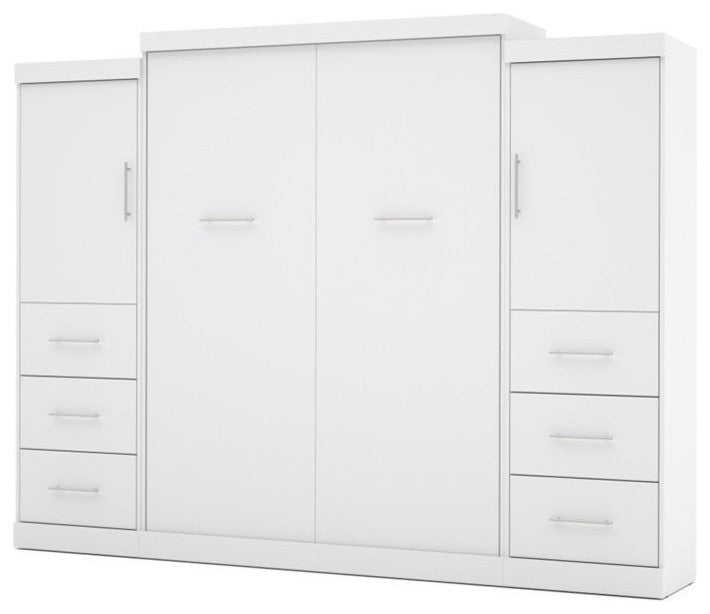 Nebula 115" Queen Wall bed kit, White