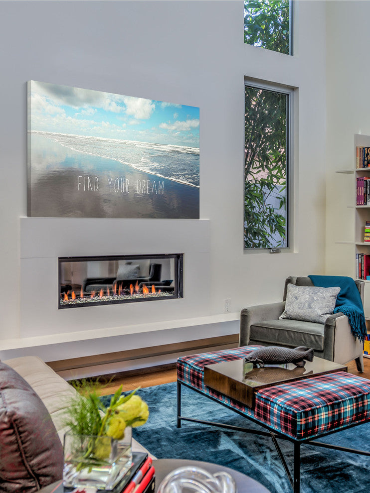 "Find Your Dream" Print on Canvas by Sylvia Cook