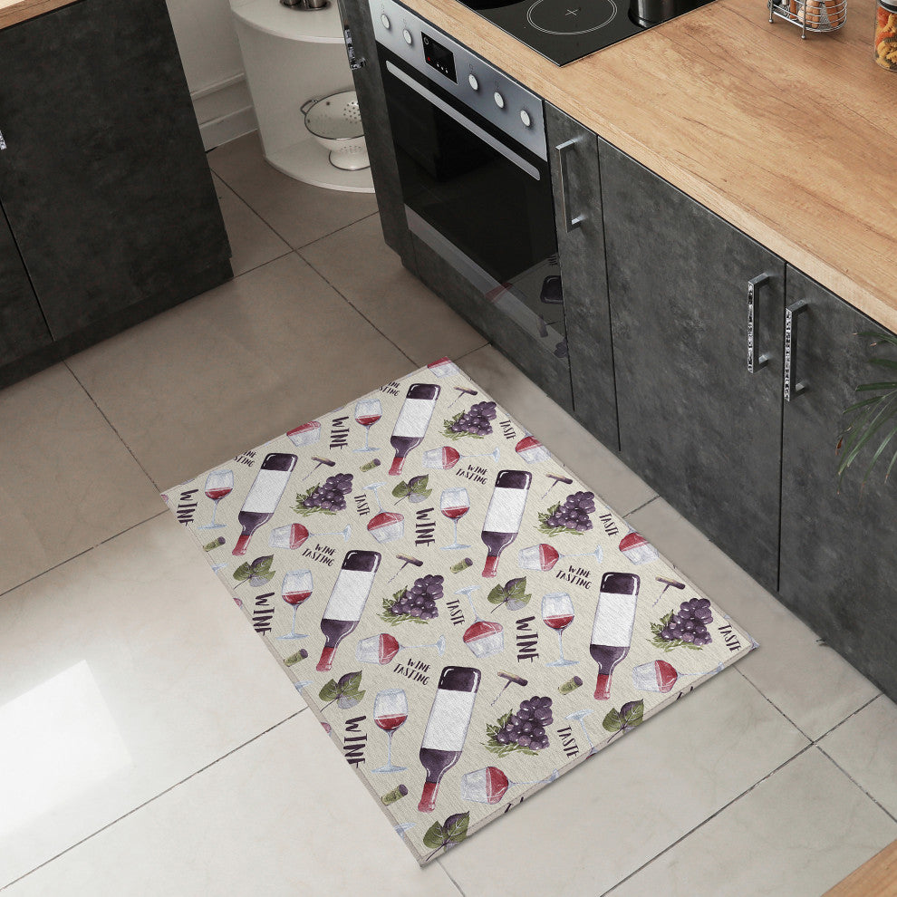 Indoor/Outdoor Kendall KE14 Putty Machine Washable 1'8" x 2'6" Rug