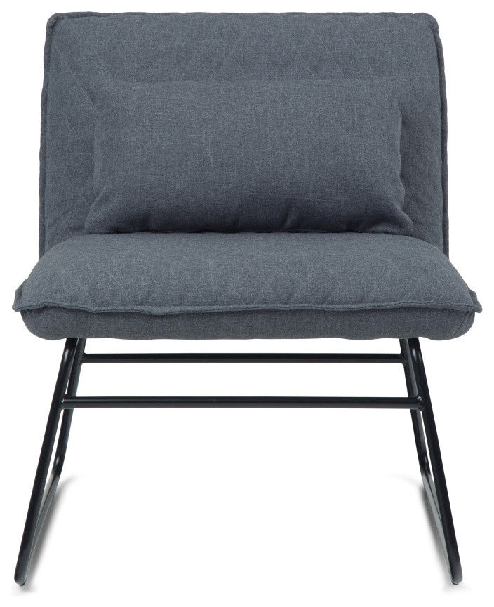 Burke Accent chair with Lumbar Pillow