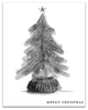 Neutral Christmas Tree 16x20 Canvas Wall Art