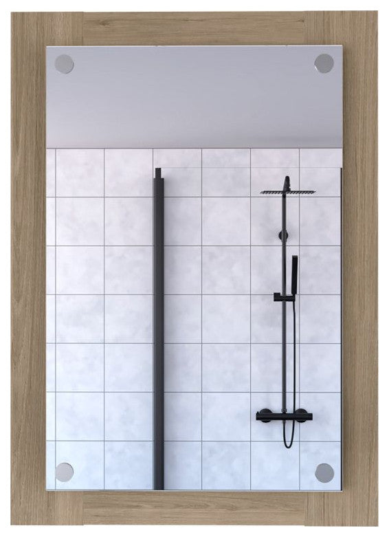 Bathroom Mirror Epic, Mirrors, Light Pine