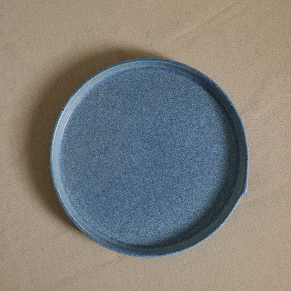 Stone Lain Bao Stoneware Salad Plate Set of 4, Blue