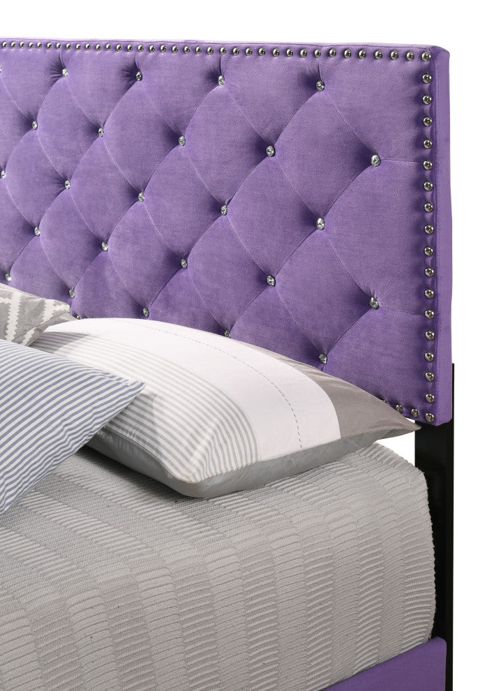 Suffolk Full Bed, Purple, Full