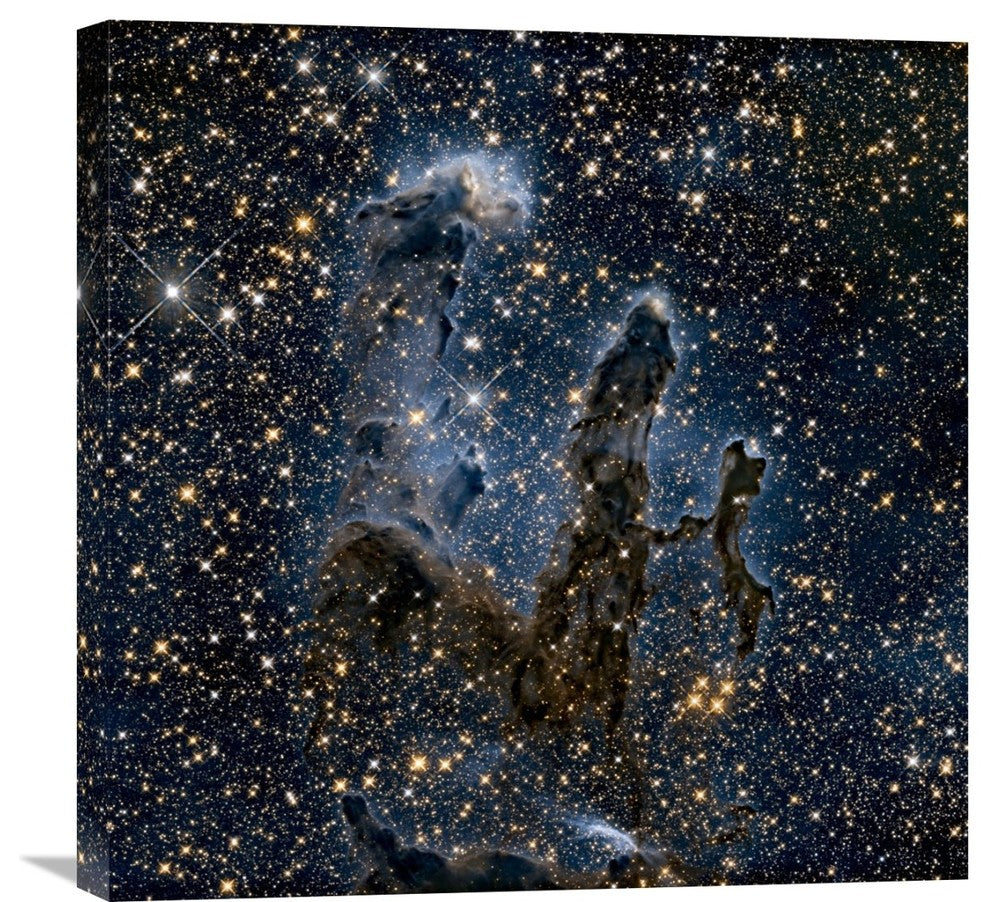 "A Near-Infrared View of the Pillars of Creation" Artwork, 24"x24"