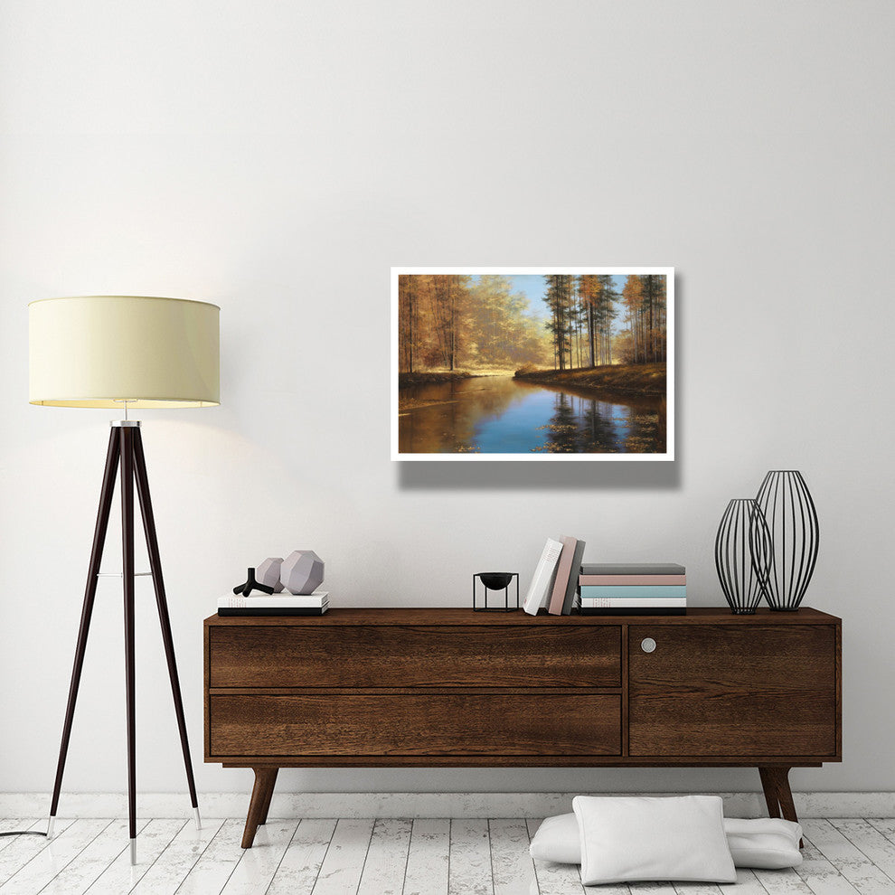 "Autumn Creek" Digital Paper Print by Diane Romanello, 38"x29"