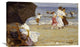 "The Beach Umbrella" Stretched Canvas Giclee by Edward Henry Potthast, 30"x19"