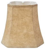 Royal Designs Square Cut Corner Basic Lampshade, Antique Gold, Mouton, 9x14x12.5