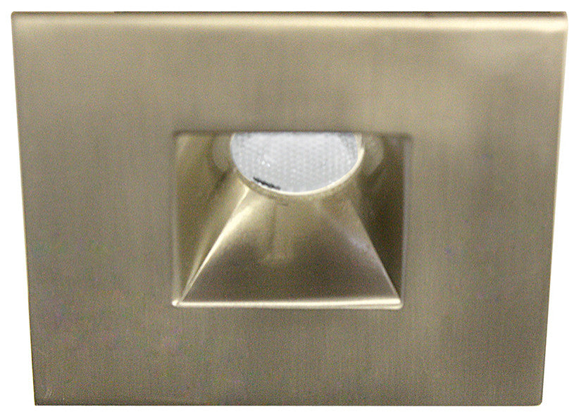 LEDme Miniature Square Recessed Task-Light 4000K Cool White, Brushed Nickel