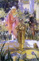 William De Leftwich Dodge Stepping in the Fountain Wall Decal