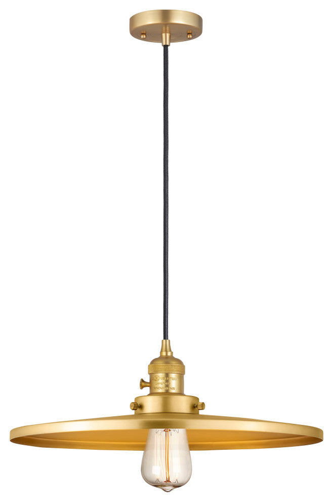 INNOVATIONS 201CSW-SG-MFR-SG-16 1-Light Mini Pendant Satin Gold