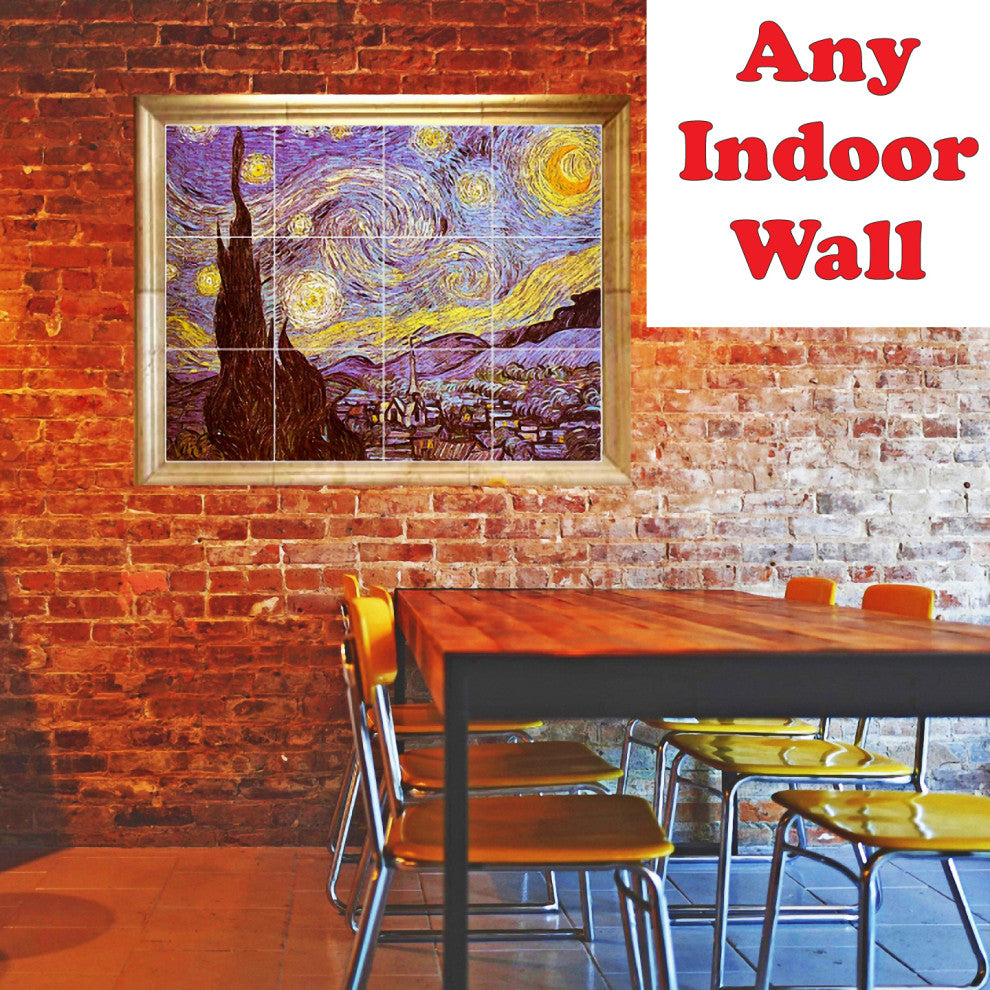 Sunset Ceramic Tile Wall Mural HZ500960-44XL. 48" x 48"