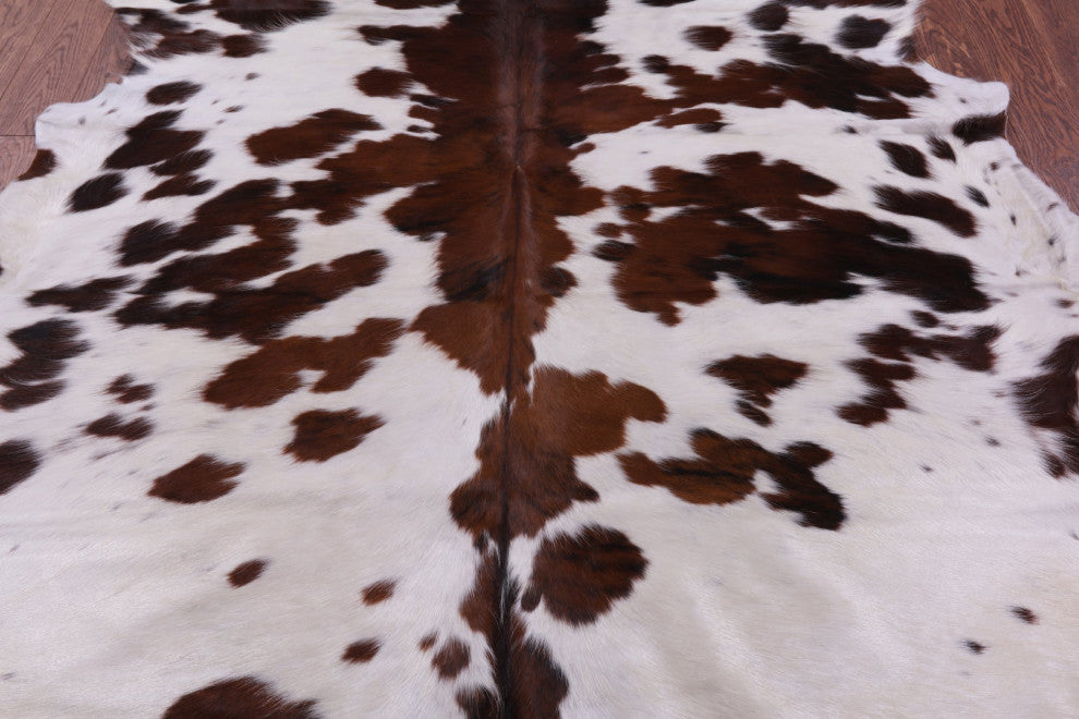 Natural Cowhide Rug 7' 5" X 6' 6" C1611