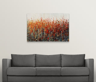 Crimson Evening Wrapped Canvas Art Print, 48"x32"x1.5"
