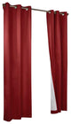 Thermalogic Weather Cotton Fabric Grommet Top Window Panel Pair Burgundy