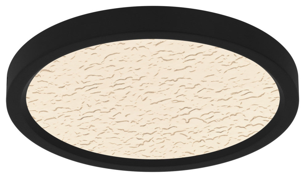 Outskirts LED Flush Mount in Earth Black