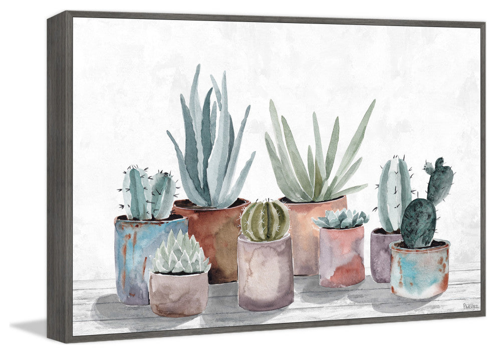 "Looks Amazing" Floater Framed Painting Print on Canvas