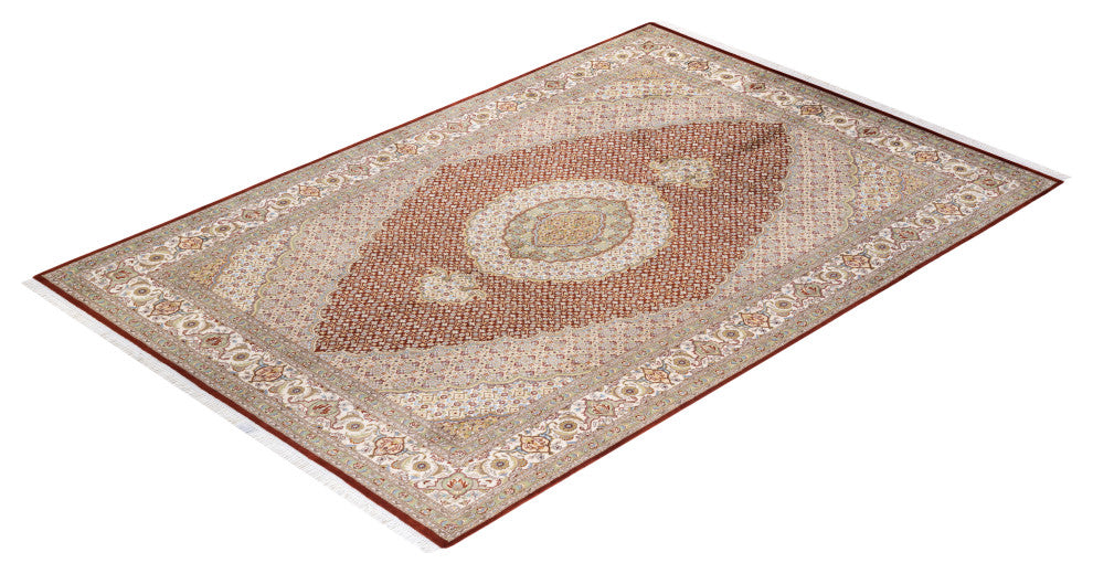 MOGUL, Hand Knotted Area Rug 9' 7" X 6' 8"