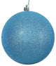 Vickerman N590712Dg 2.75" Turquoise Glitter Ball Ornament, 12 Per Bag