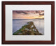 Pierre Leclerc 'Sunset Reef' Matted Framed Art, Wood Frame, White, 20x16