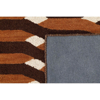 Retro Allure Area Rug, Rust, 2'x3'