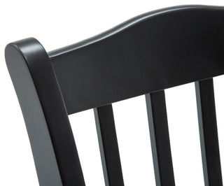 Shaker Dining Chairs, Set of 2, Black and Oak