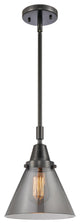 INNOVATIONS LIGHTING 447-1S-BK-G43-LED Large Cone Mini Pendant