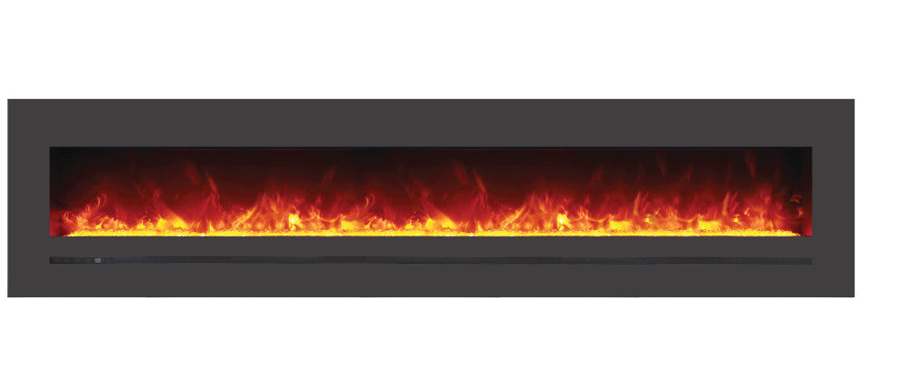 72" Wall Mount / Flush Mount with Steel Surround with clear media