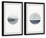 Two Views Diptych, Set of 2, 20x30 Panels